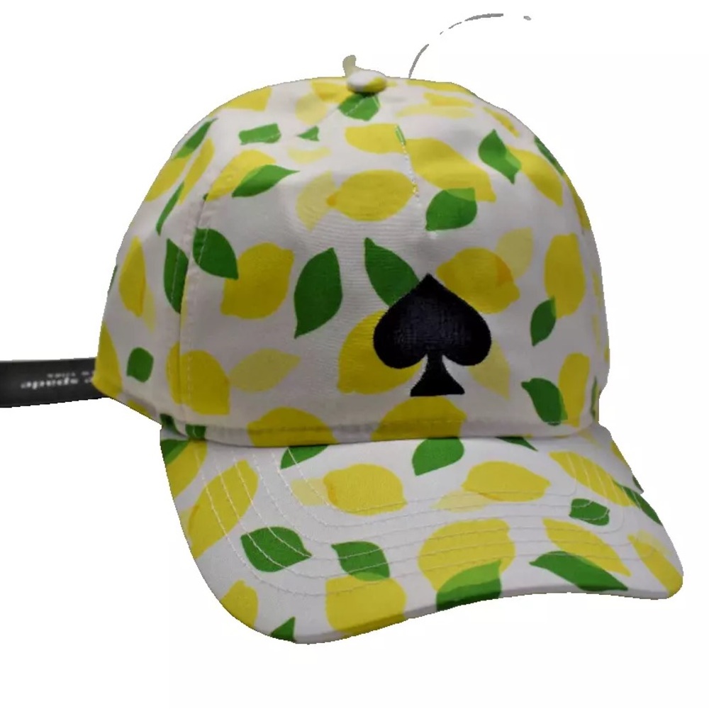 ♠️♠️♠️ Kate Spade Lemon Toss Baseball Cap♠️♠️♠️ - Picture 4 of 6